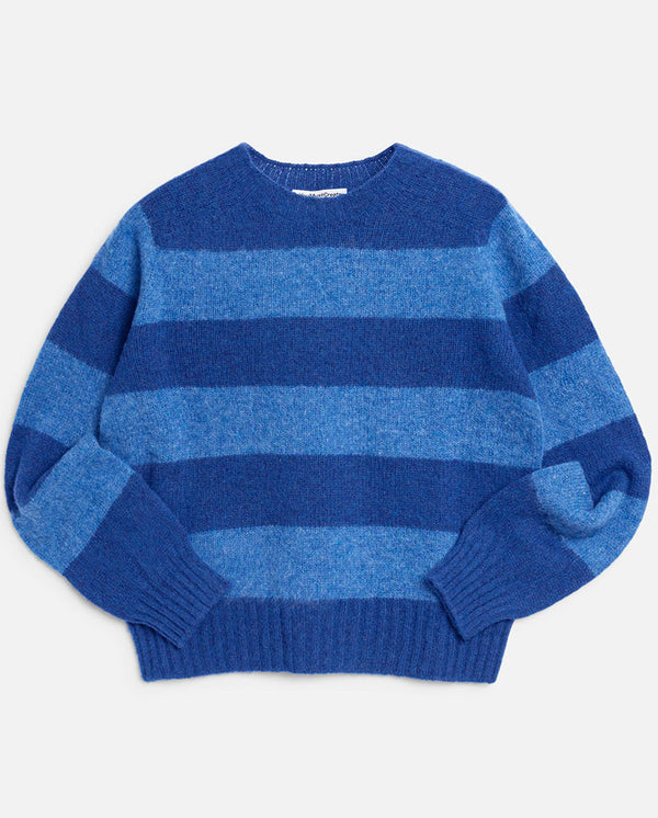 Jets Crew Stripe Knit - Blue