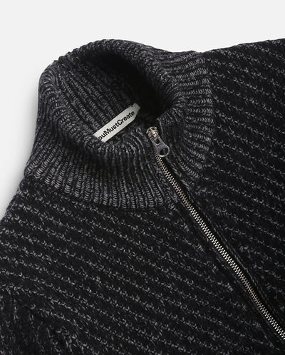 Cropped Nova Knit - Charcoal