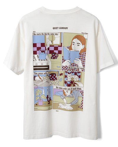 Quiet Company Tee - Ecru