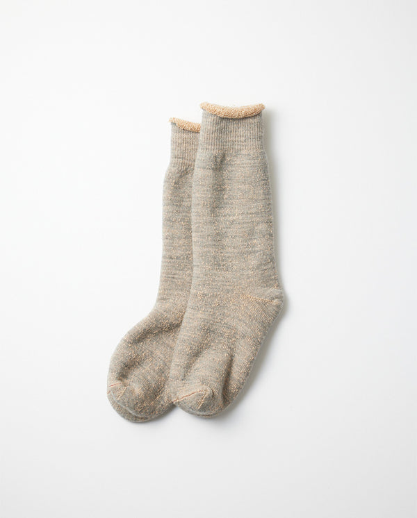 Double Face Socks Gray/Brown