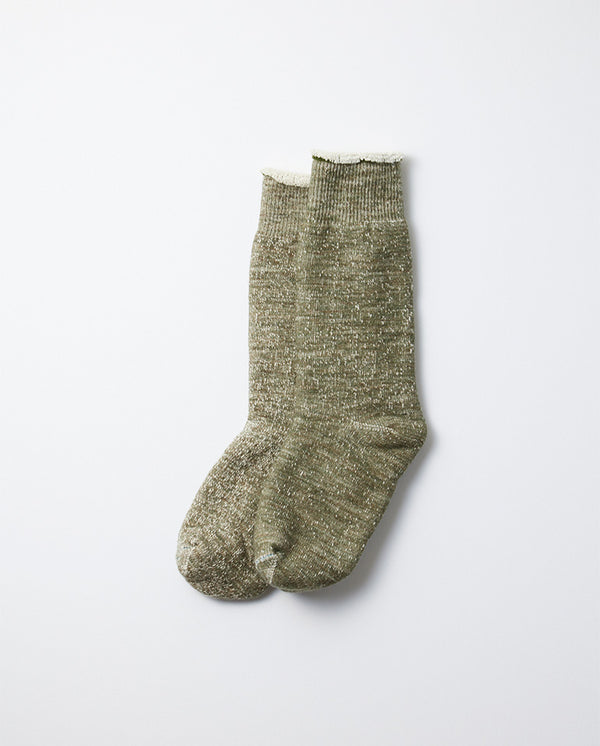 Double Face Socks Army Green