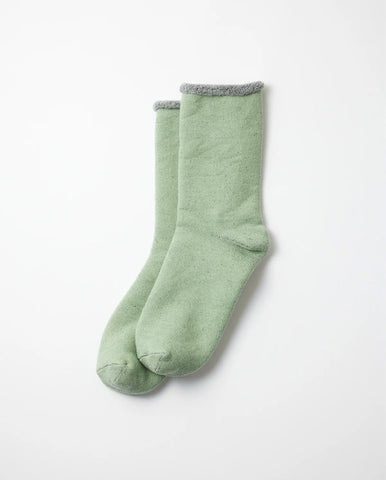 Double Face Crew Socks M.Grey