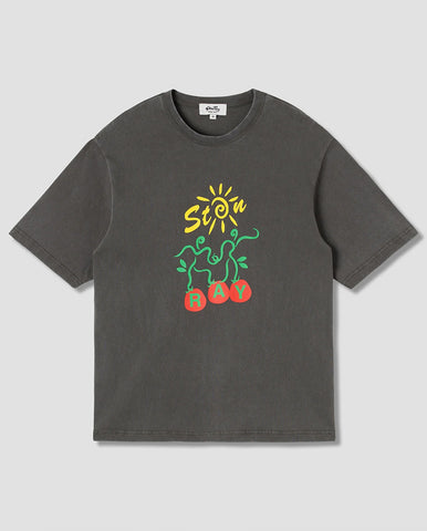 Patch Pocket Tee Washed Red Heather