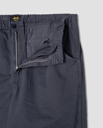 Rec Pant Navy Herringbone
