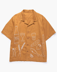 Twill Picnic Shirt Burnt Sugar