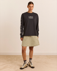 House Preserves L/S Graphic Tee - Charcoal