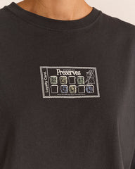 House Preserves L/S Graphic Tee - Charcoal