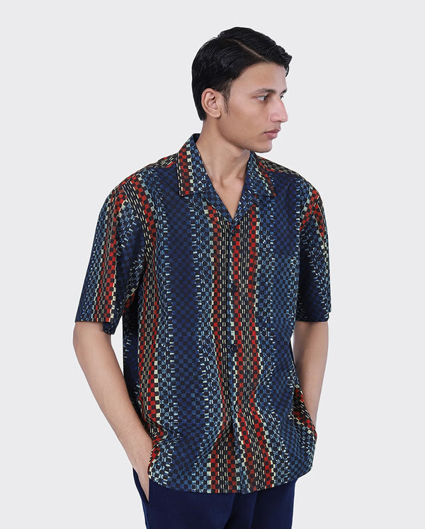 Ronen Shirt - Ajrakh Multi