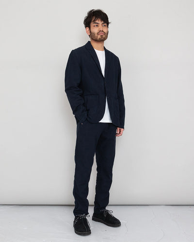 Linen Blazer Soft Navy