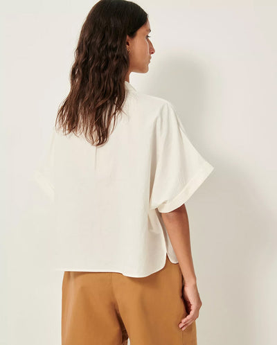 Dellani Embroidery Shirt Cream