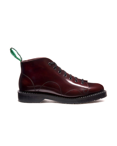Hi-Shine Monkey Boot - Burgundy Rub Off