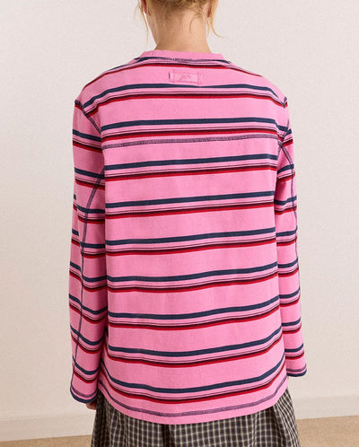 Samara Tee - Pink Stripe