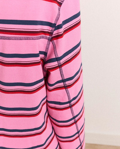 Samara Tee - Pink Stripe