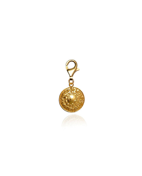Shield of Achilles Mini Charm - Gold