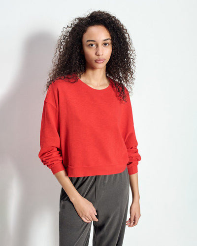 Sonoma Crew Neck Tee - Tomato