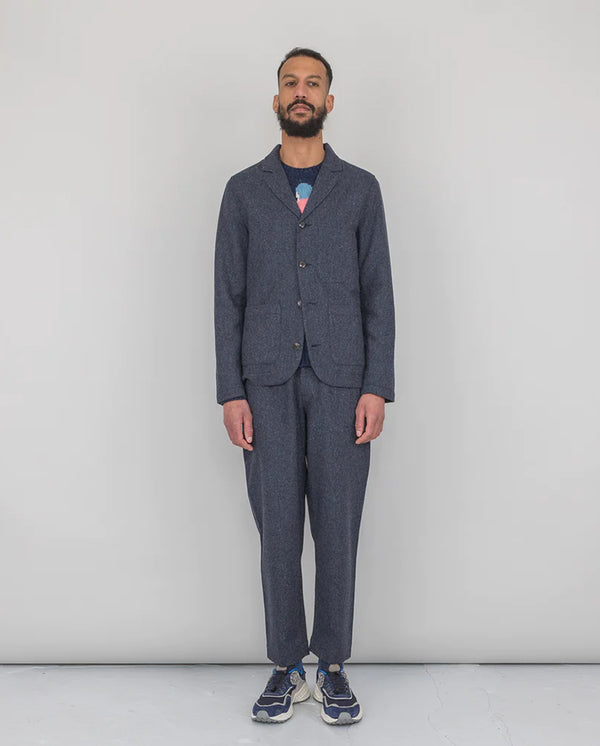 Signal Pants Navy Wool Melange