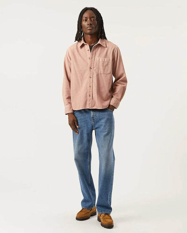 Cord Long Sleeve Shirt - Pink