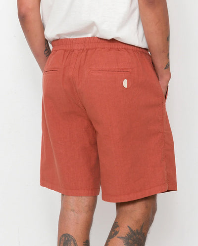 RELAXED ASSEMBLY SHORT - RED OXIDE