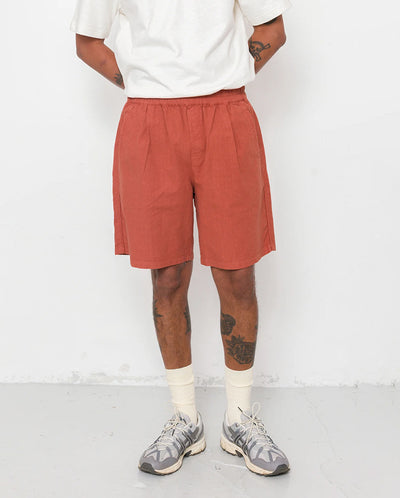 RELAXED ASSEMBLY SHORT - RED OXIDE