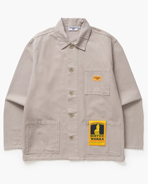 Canvas Chore Shirt - Stone