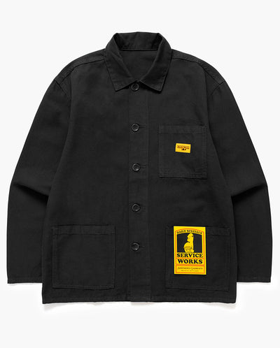 Canvas Chore Shirt BLACK