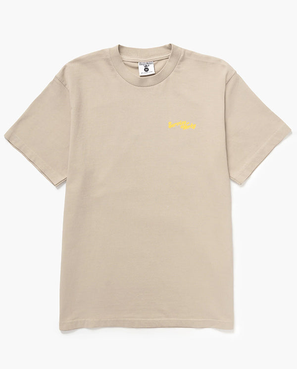 Work and Pleasure Tee Stone