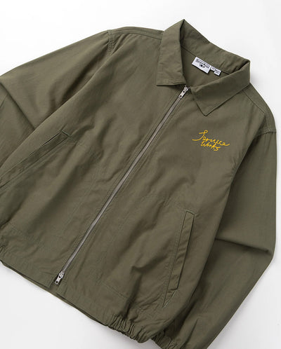 Twill Work Jacket - Olive