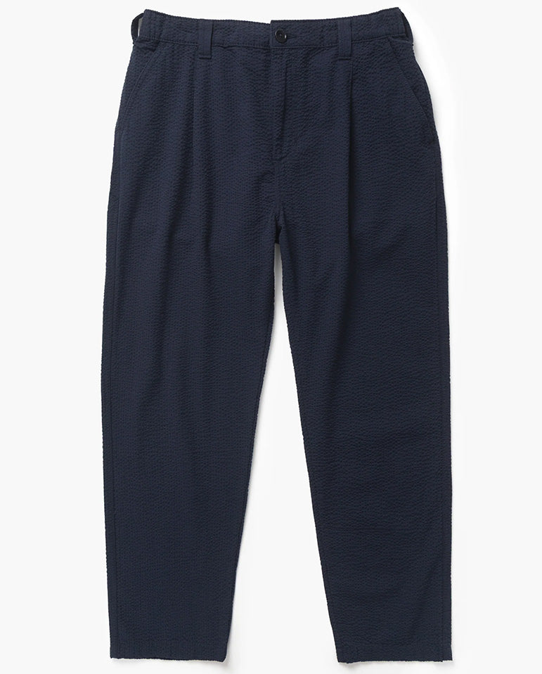 Seersucker Waiter Pants - Dark Navy