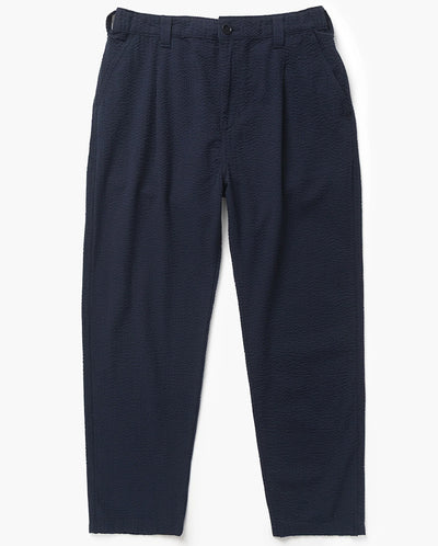 Seersucker Waiter Pants - Dark Navy