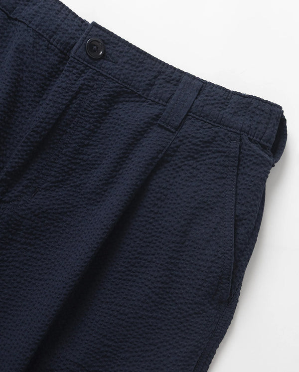 Seersucker Waiter Pants - Dark Navy