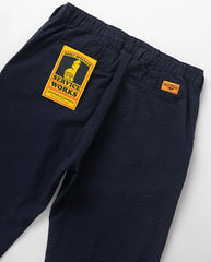 Seersucker Waiter Pants - Dark Navy