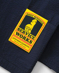 Seersucker Server Suit Jacket - Dark Navy