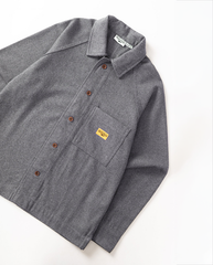 Flannel FOH Overshirt - Charcoal