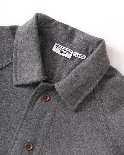 Flannel FOH Overshirt - Charcoal