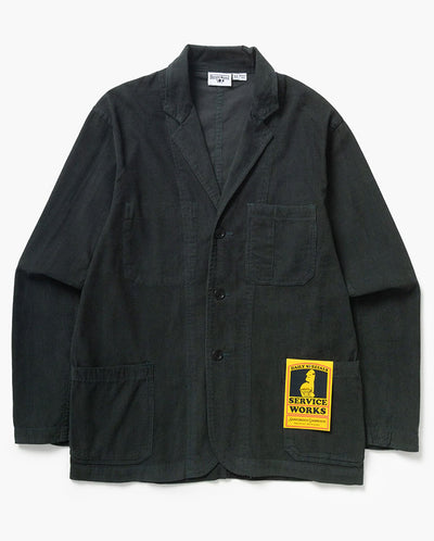 Fine Cord Server Suit Jacket - Jewel