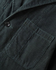 Fine Cord Server Suit Jacket - Jewel