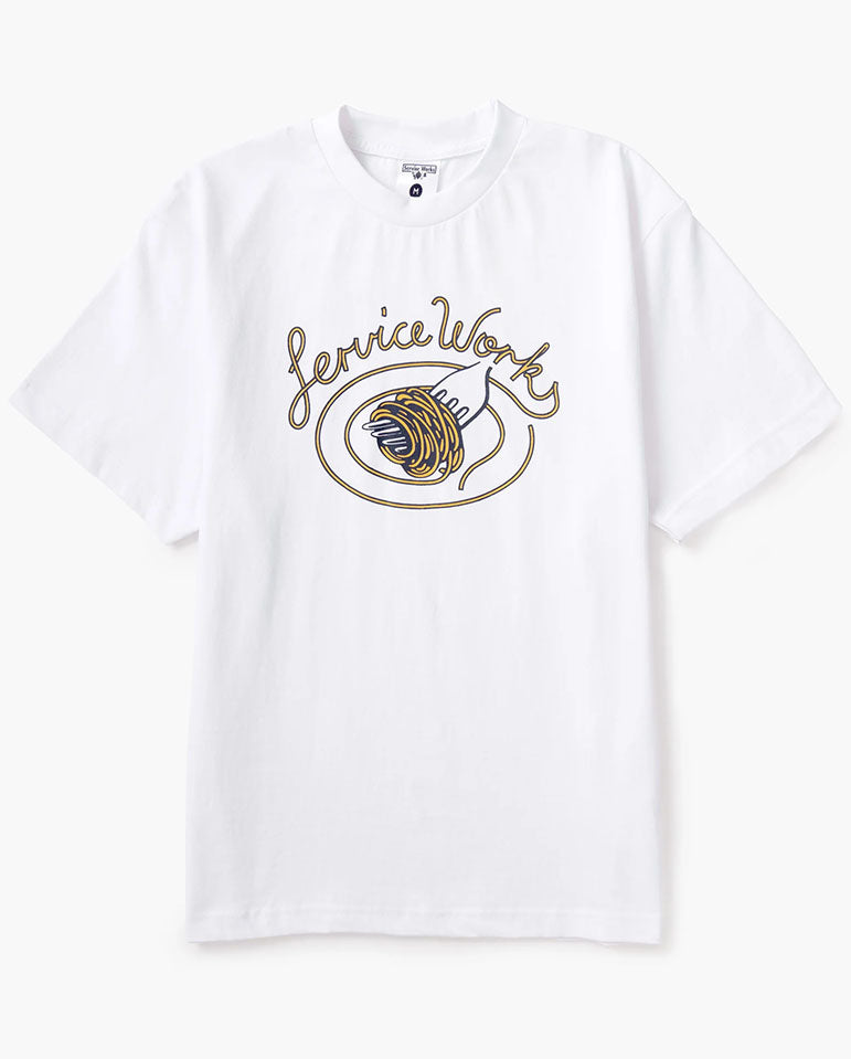 Spaghetti Tee - White