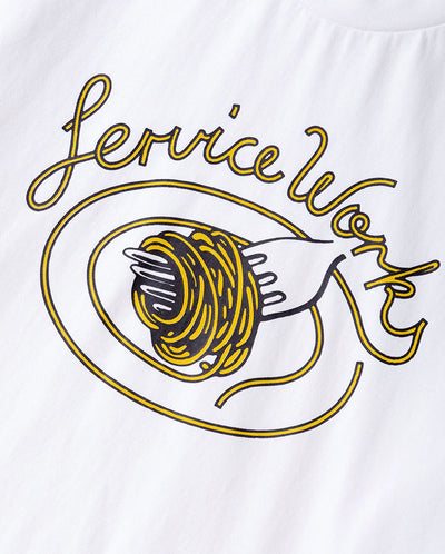 Spaghetti Tee - White