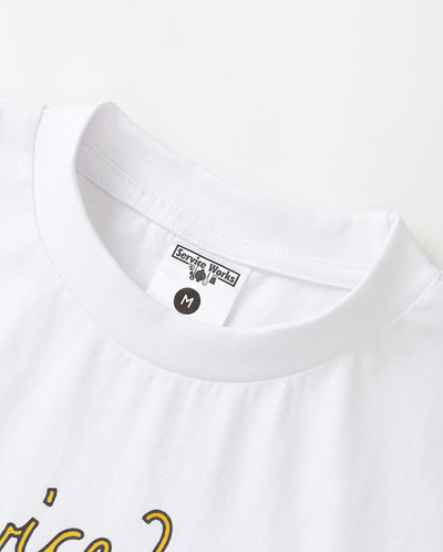 Spaghetti Tee - White