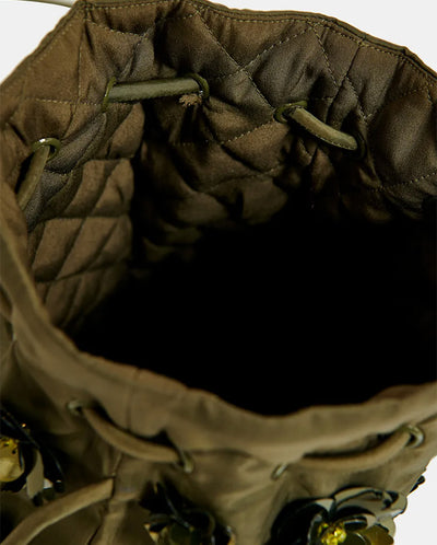 Embroidered Bucket Bag Toy soldier