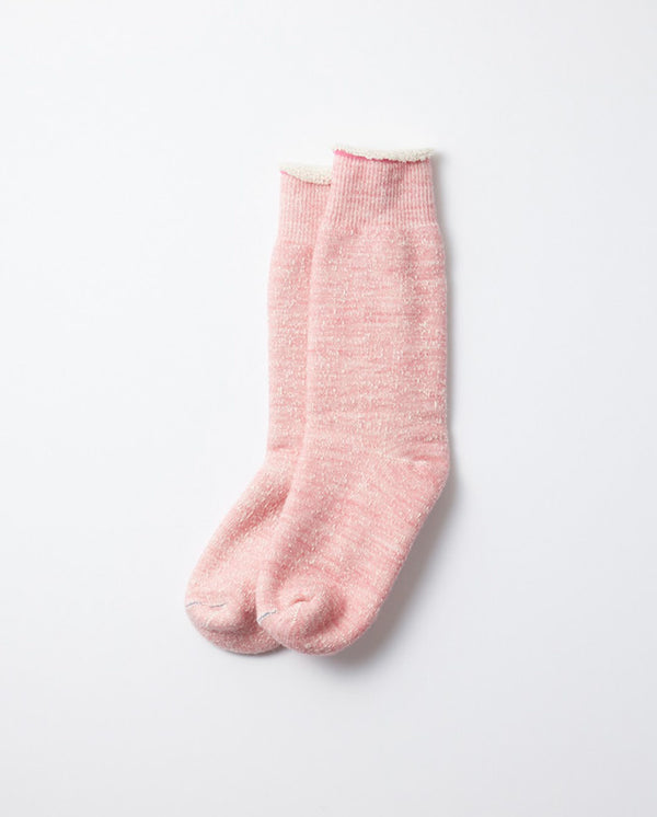 Double Face Socks Light Pink