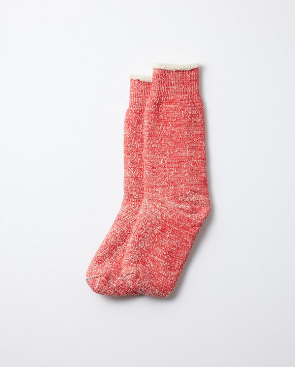 Double Face Socks RED