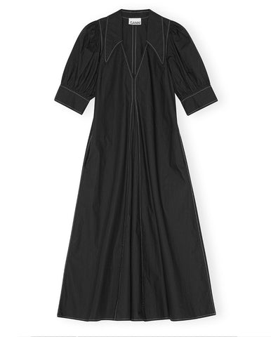 Melange Knit Dress BLACK
