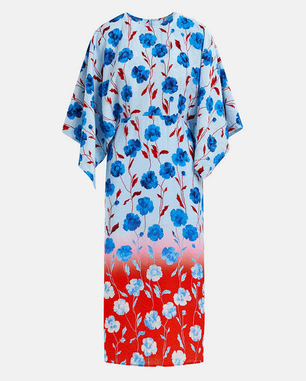 Hermione Midi Dress Denim Blue