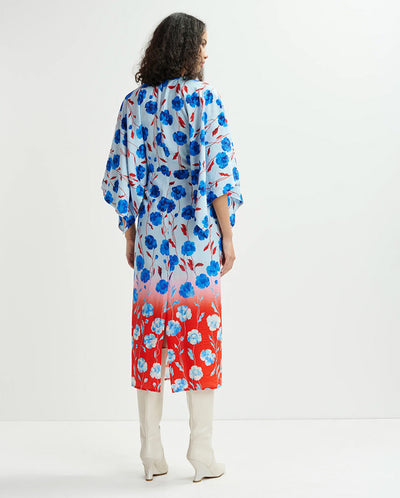 Hermione Midi Dress Denim Blue