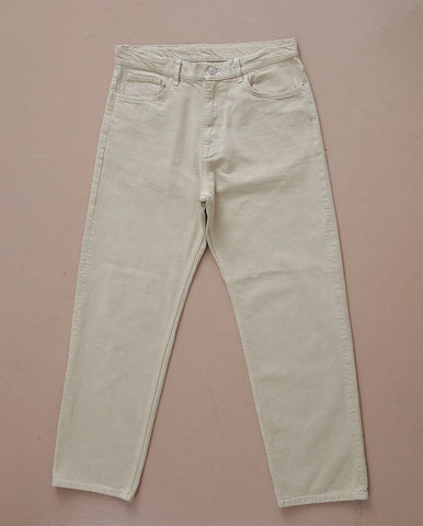 Double Pleat Herringbone Pant OLIVE