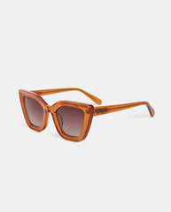 Hegirl Cat Eye Sunglasses - Burnt Coral