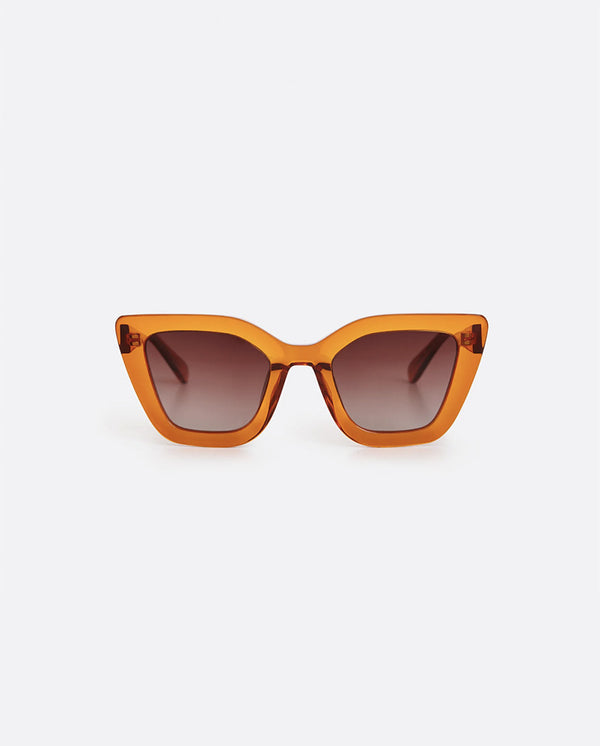 Hegirl Cat Eye Sunglasses - Burnt Coral