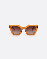 Hegirl Cat Eye Sunglasses - Burnt Coral