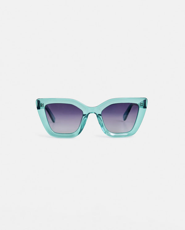 Hegirl Cat Eye Sunglasses - Turquoise